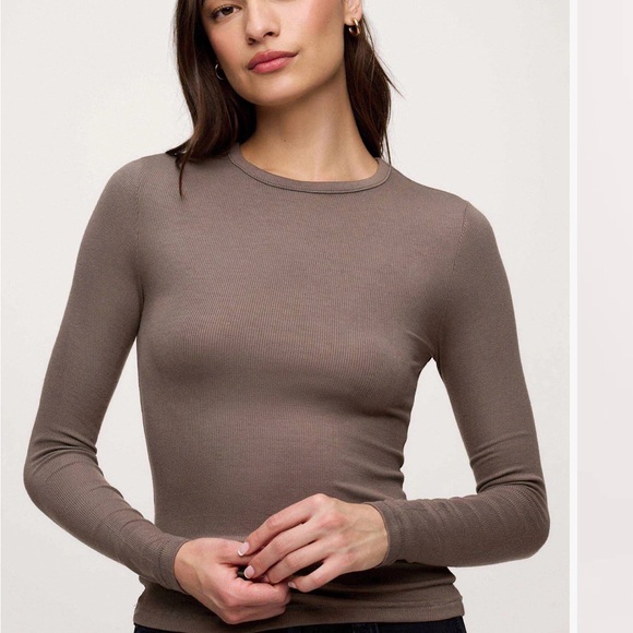nuuds Tops - Nuuds Slinky Rib long sleeve